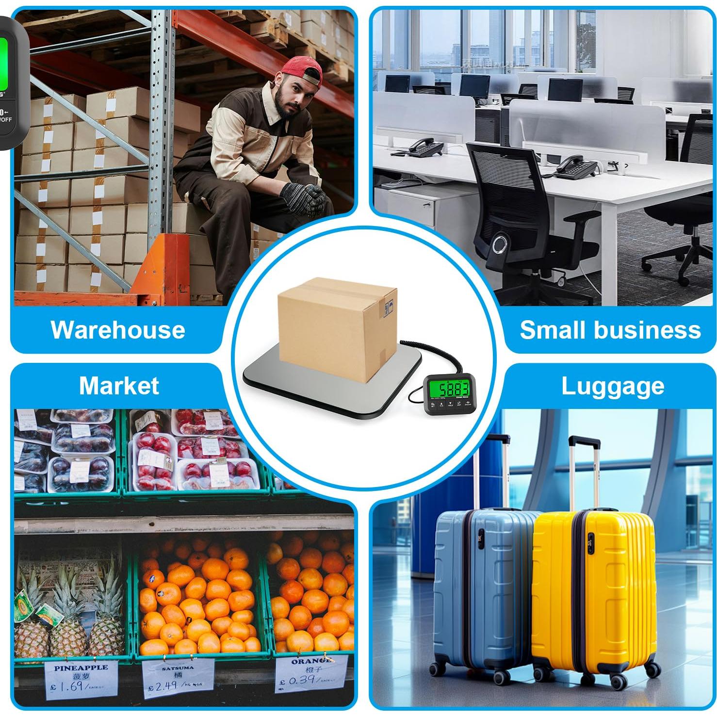 Báscula Digital de Franqueo GRAM PRES 200 kg/10 g con Tara