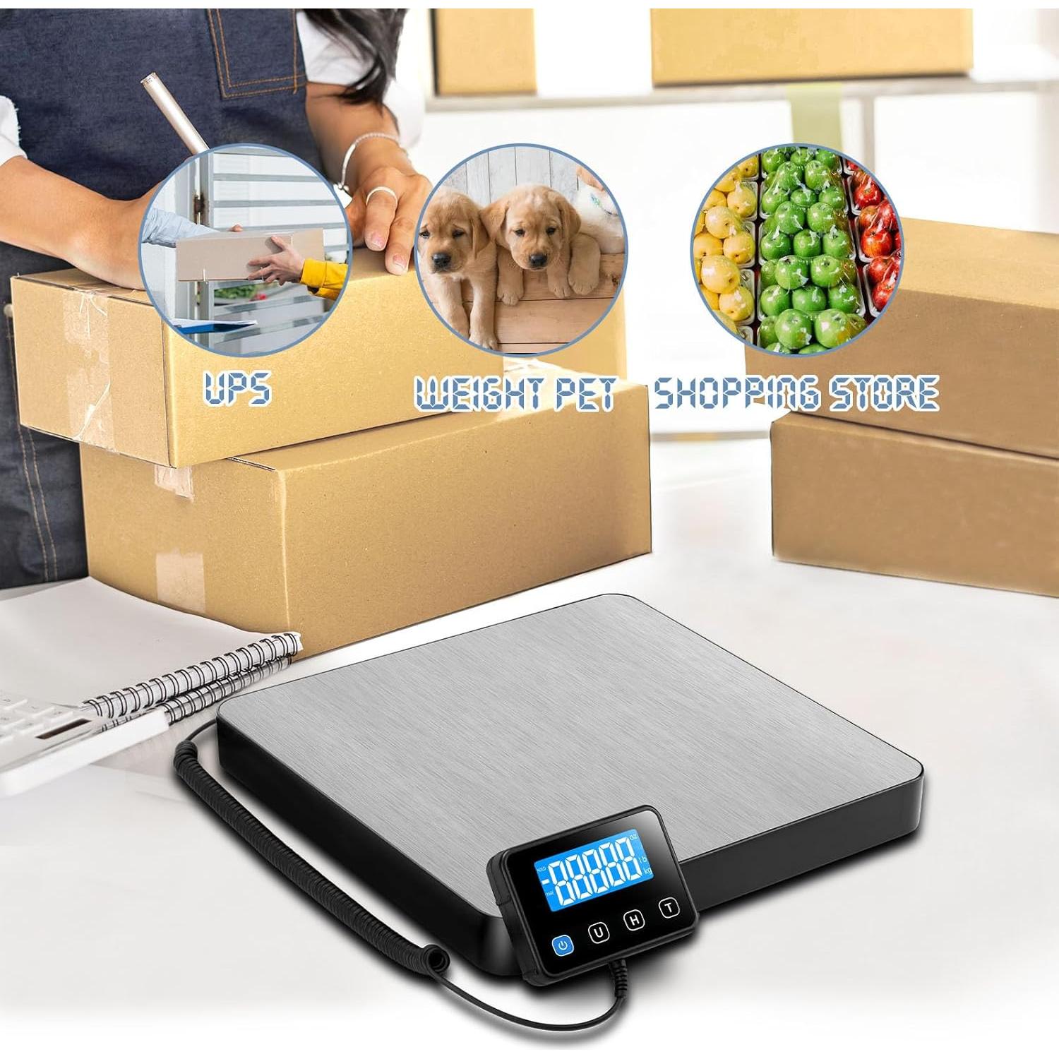 Báscula de Envío Drcowu 200kg Digital con Retención y Tara