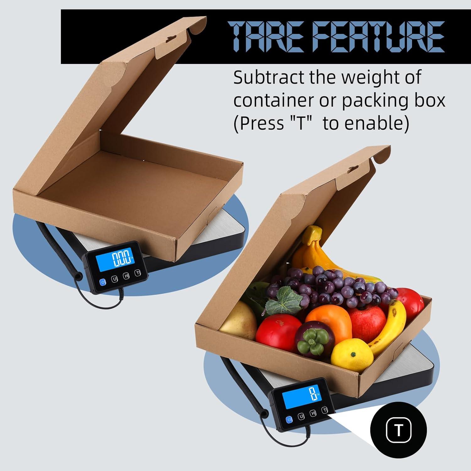 Báscula de Envío Drcowu 200kg Digital con Retención y Tara