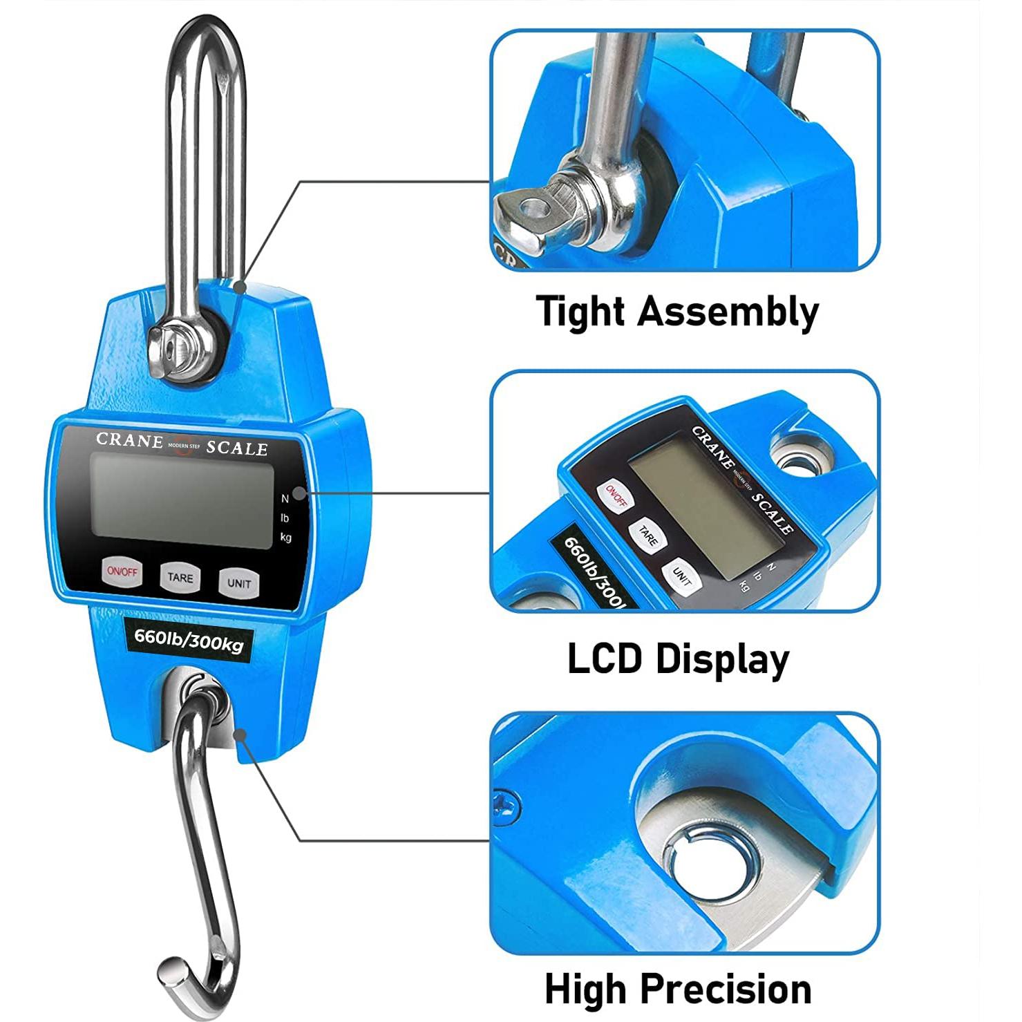 Báscula Digital Colgante Modern Step 300 kg Resistente Agua