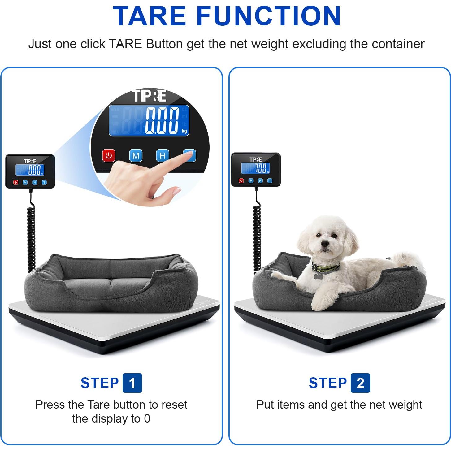 Escala Postal Digital TIPRE 299.37kg Acero Inoxidable Precisa