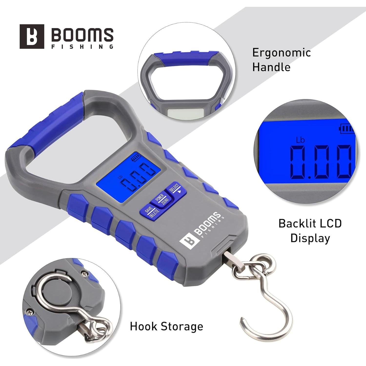 Báscula Digital para Pescado Booms Fishing 30kg USB Ergonómica
