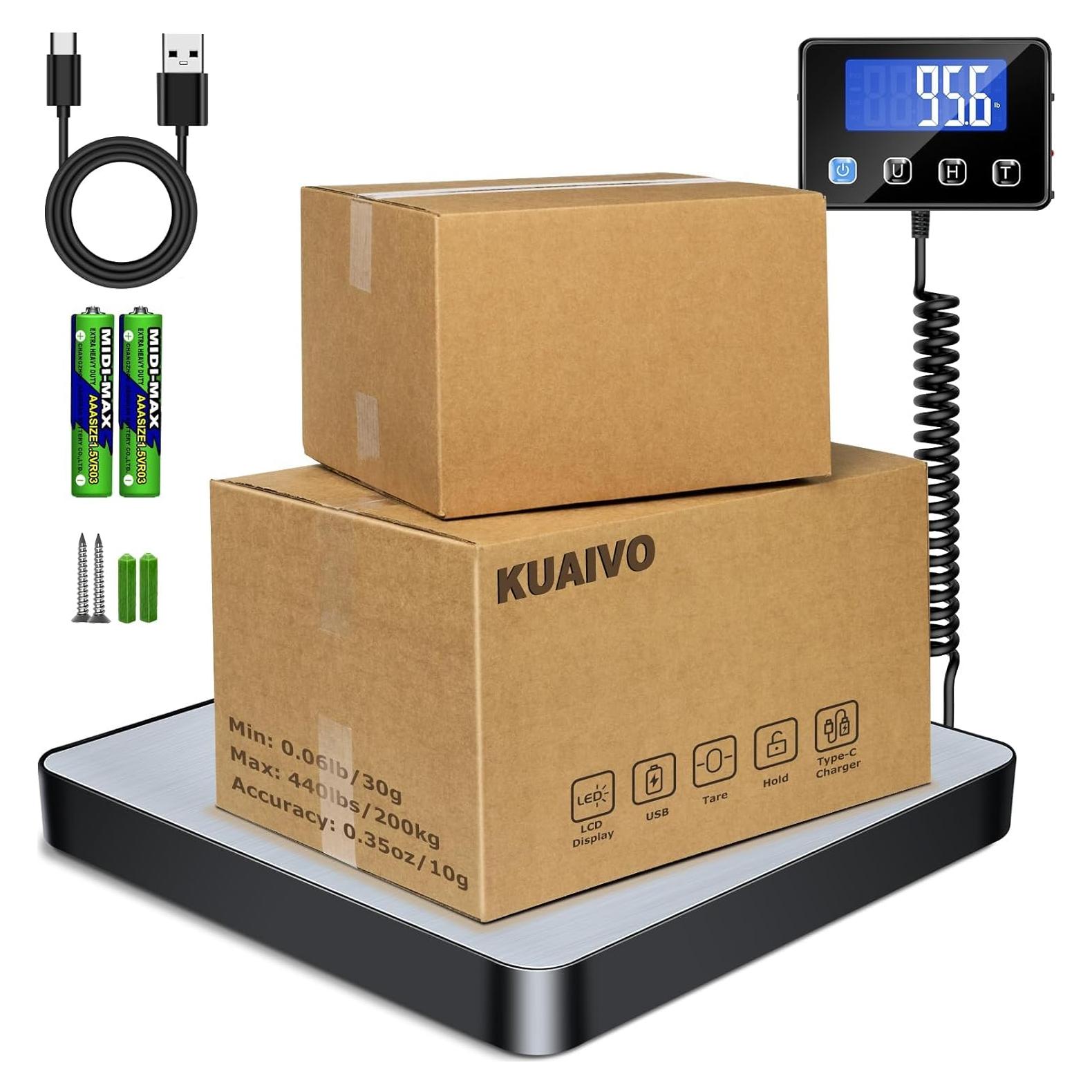 Báscula de Envío Digital KUAIVO P2H 200kg Alta Precisión