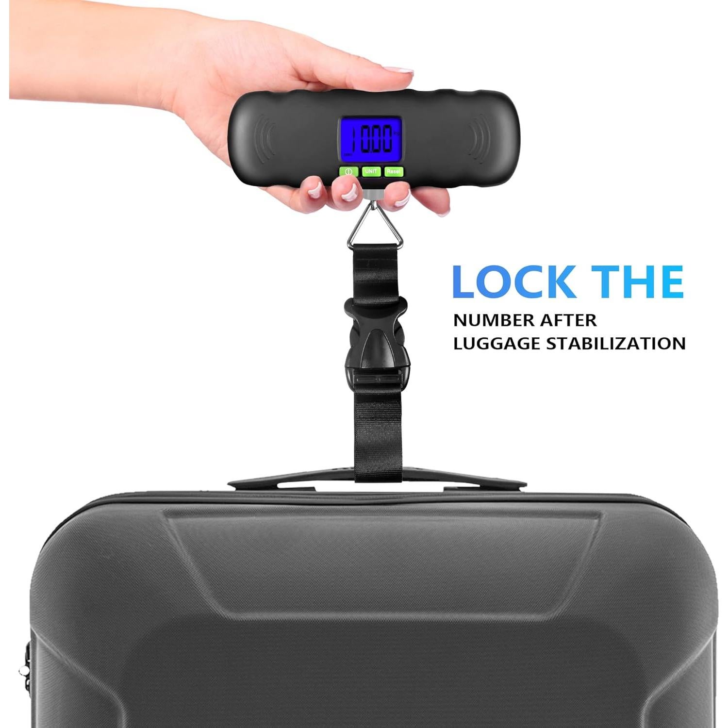 Báscula de Equipaje Digital UNIWEIGH LUG-50kg 50kg Precisión