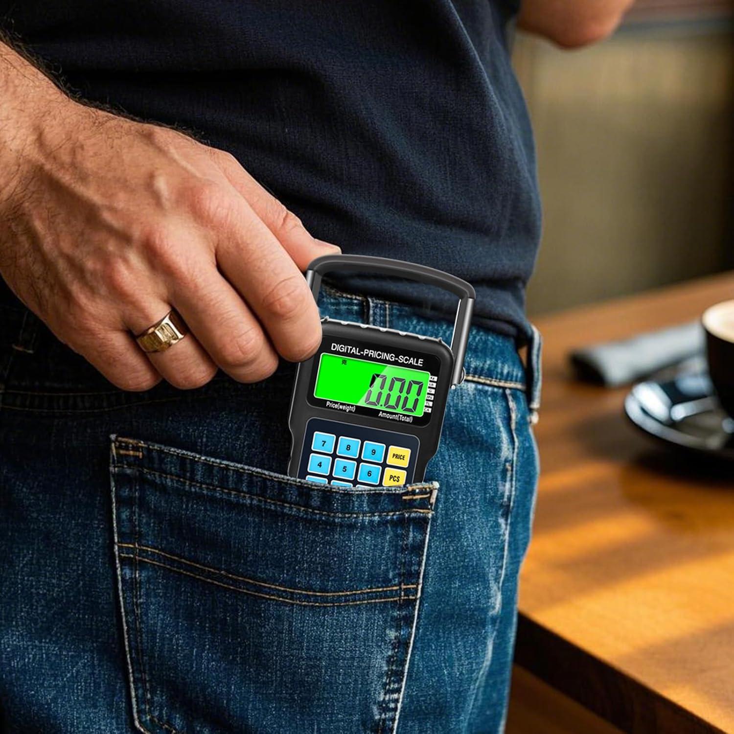 Báscula Digital de Pesca SKEAP 50kg con Pantalla LCD