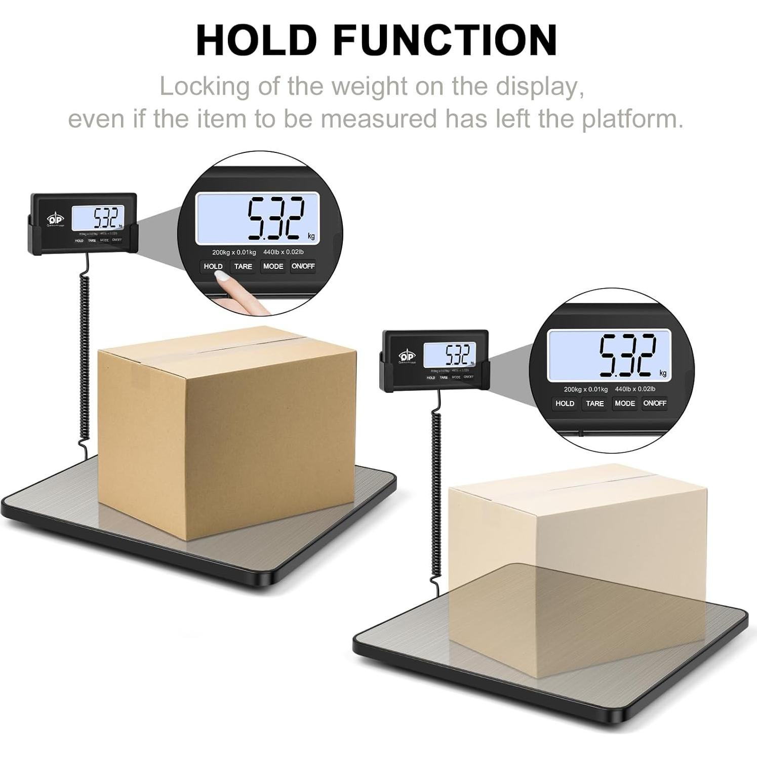 Escala Postal Digital QP 440 lb (200 kg) Alta Precisión