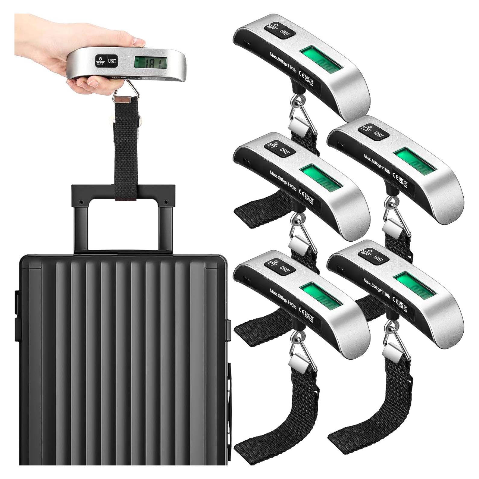 Balanza Digital de Equipaje Nuenen 6 Pcs 50kg Pantalla LCD