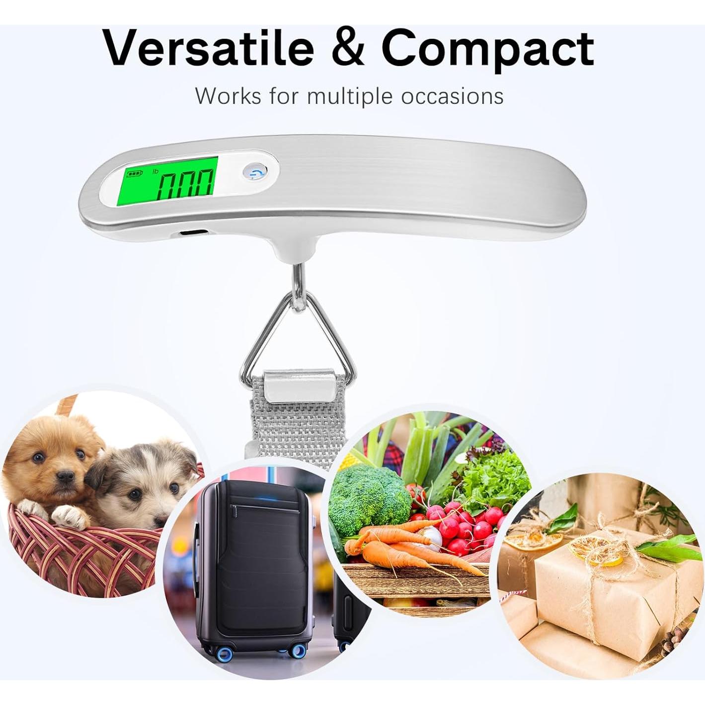 Báscula de Equipaje Digital FEBHBRQ BE-1034 - 50kg, Portátil