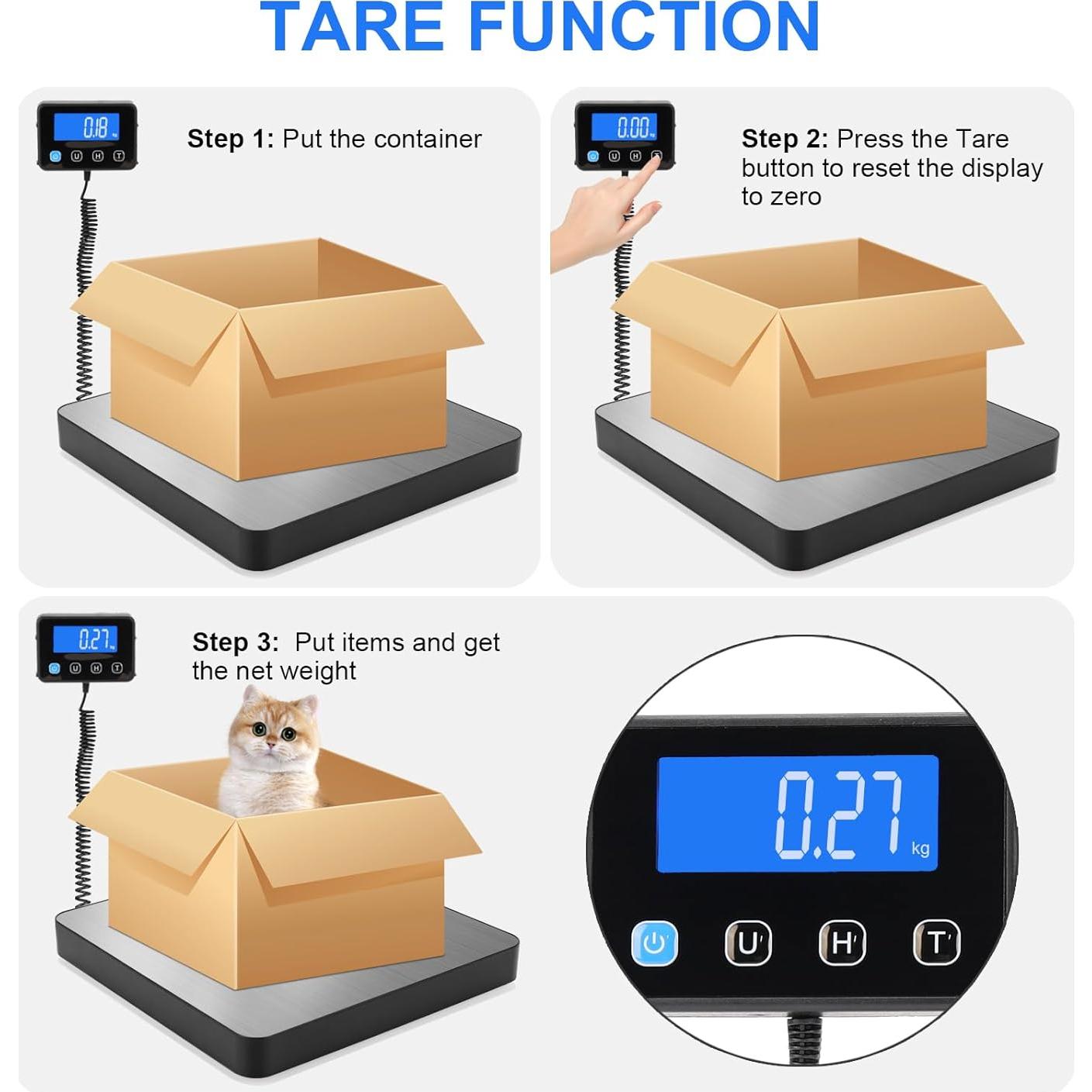 Báscula de Envío Digital Ionsno 200kg Alta Precisión LCD