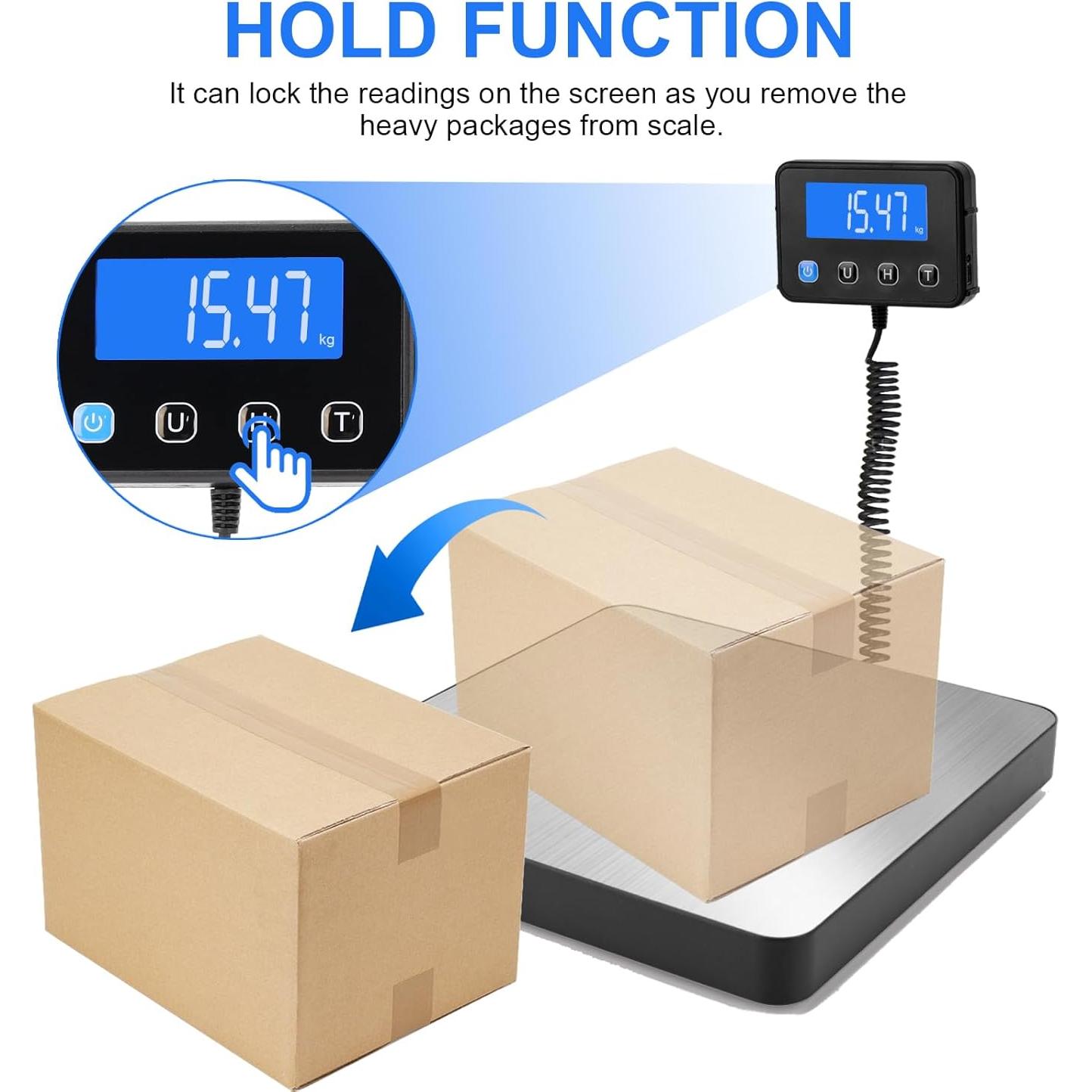Báscula de Envío Digital Ionsno 200kg Alta Precisión LCD