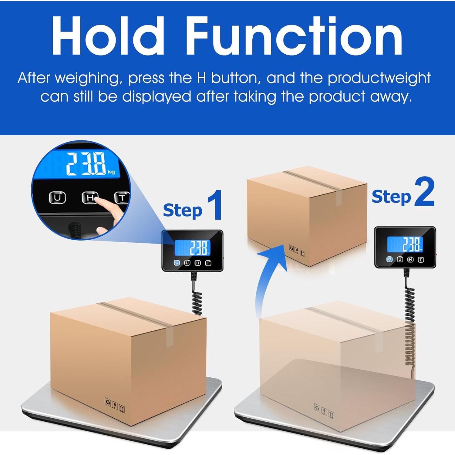 Escala Digital de Equipaje KUAIVO 200kg Precisa 10g USB