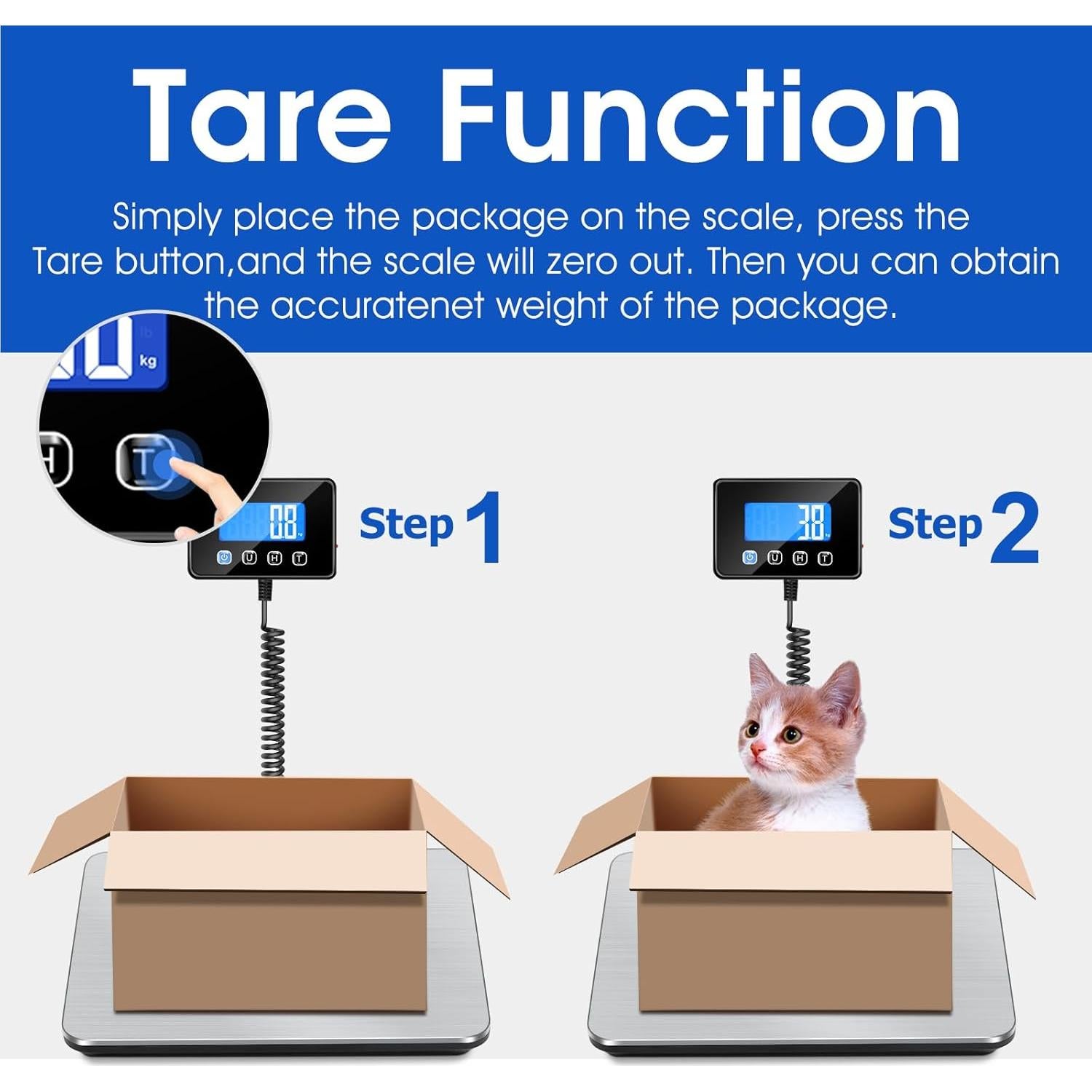 Escala Digital de Equipaje KUAIVO 200kg Precisa 10g USB