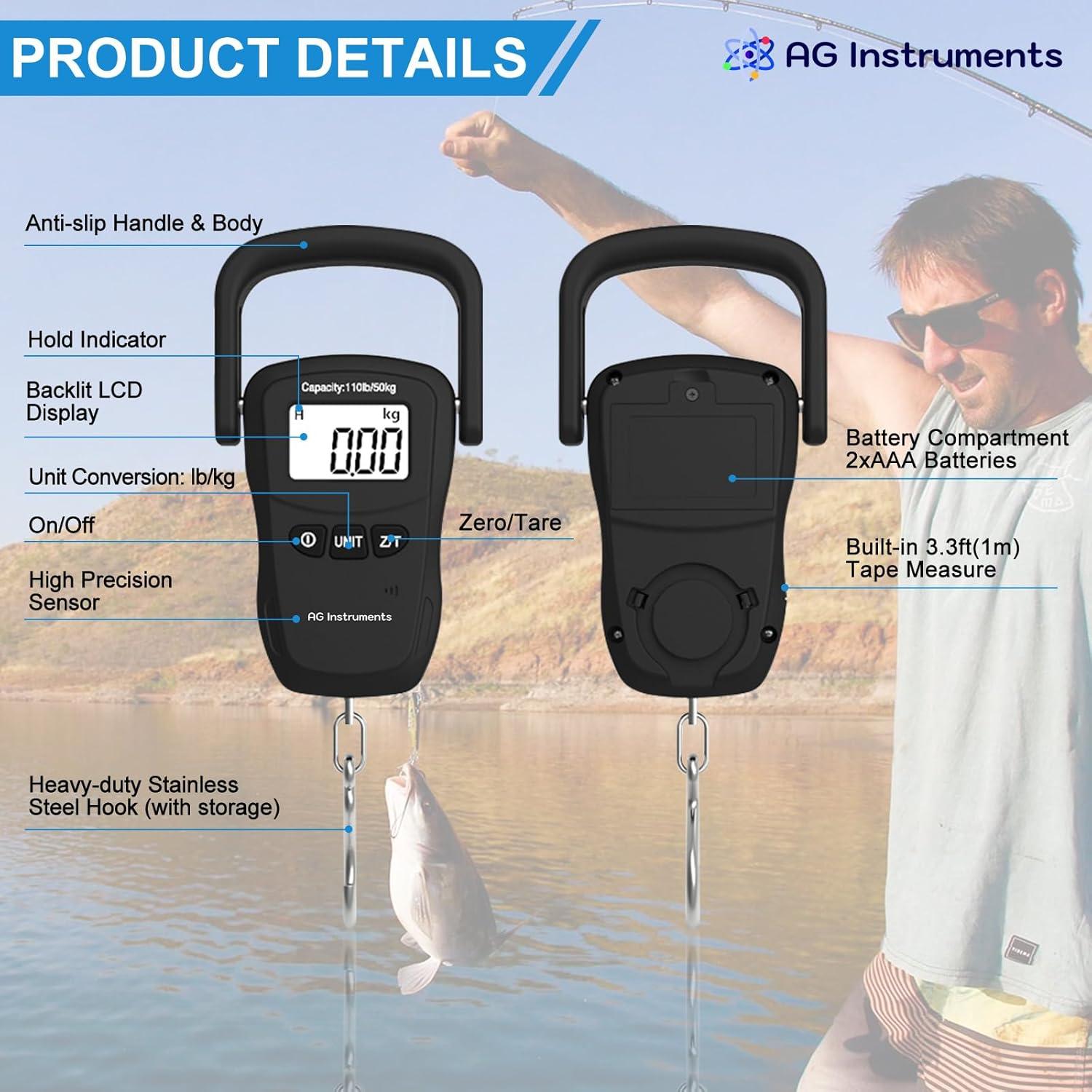Báscula Digital Colgante AG Instruments 50kg x 45g Precisión
