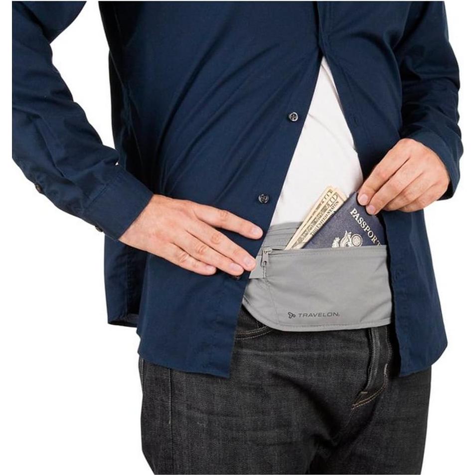 Bolsillo de Cintura Antirrobo RFID Travelon 27.3x12.7cm