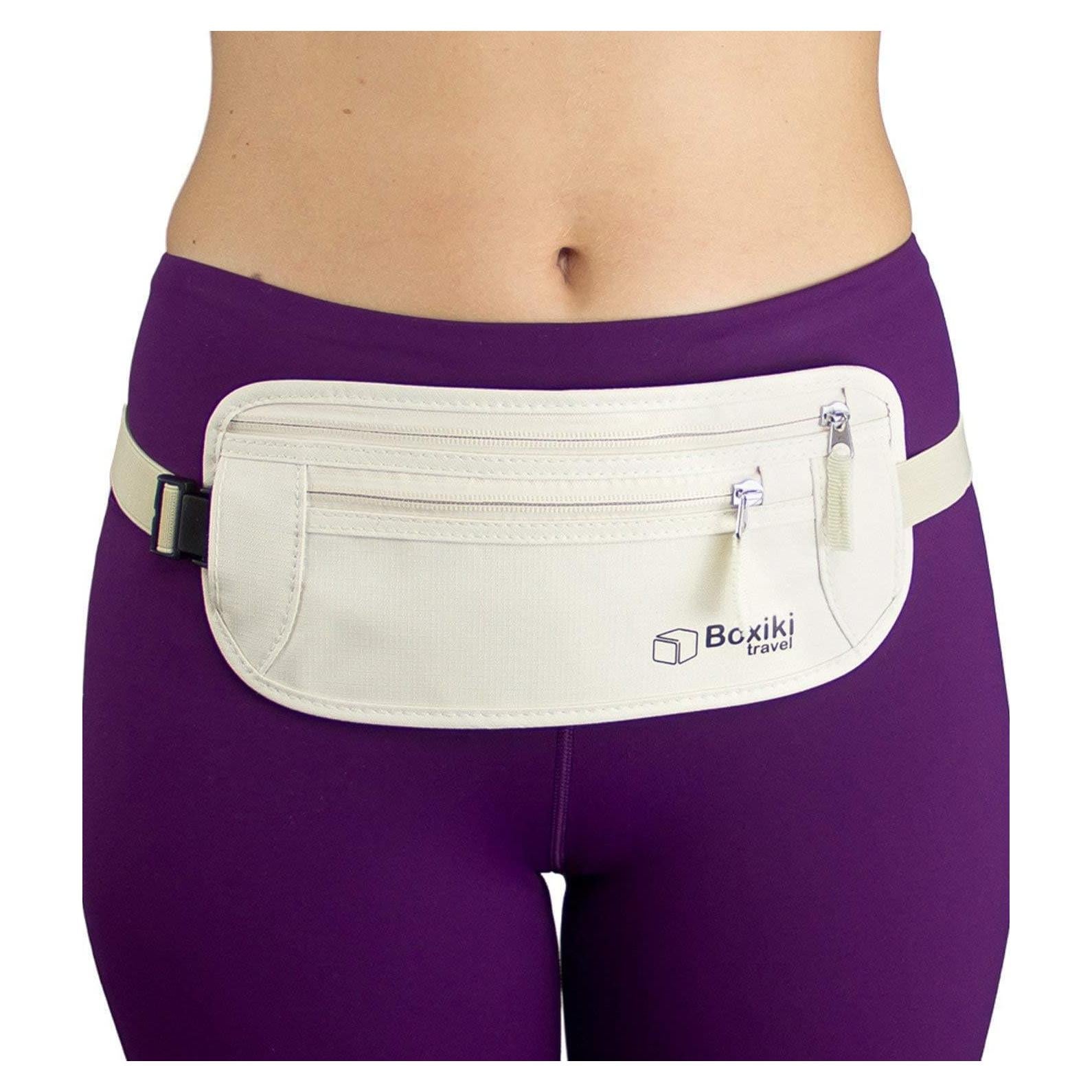 Cinturón de Dinero RFID Boxiki - Resistente al Agua y Ajustable