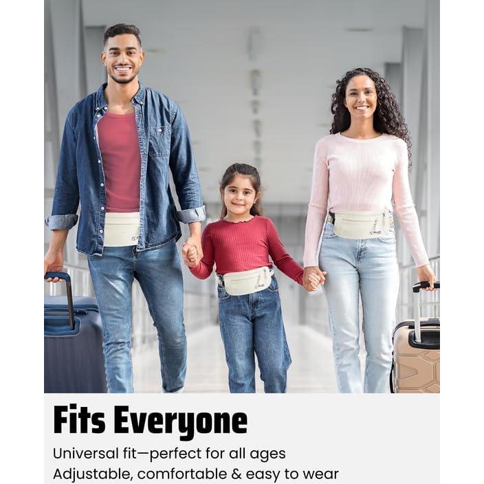 Cinturón de Dinero RFID Boxiki - Resistente al Agua y Ajustable