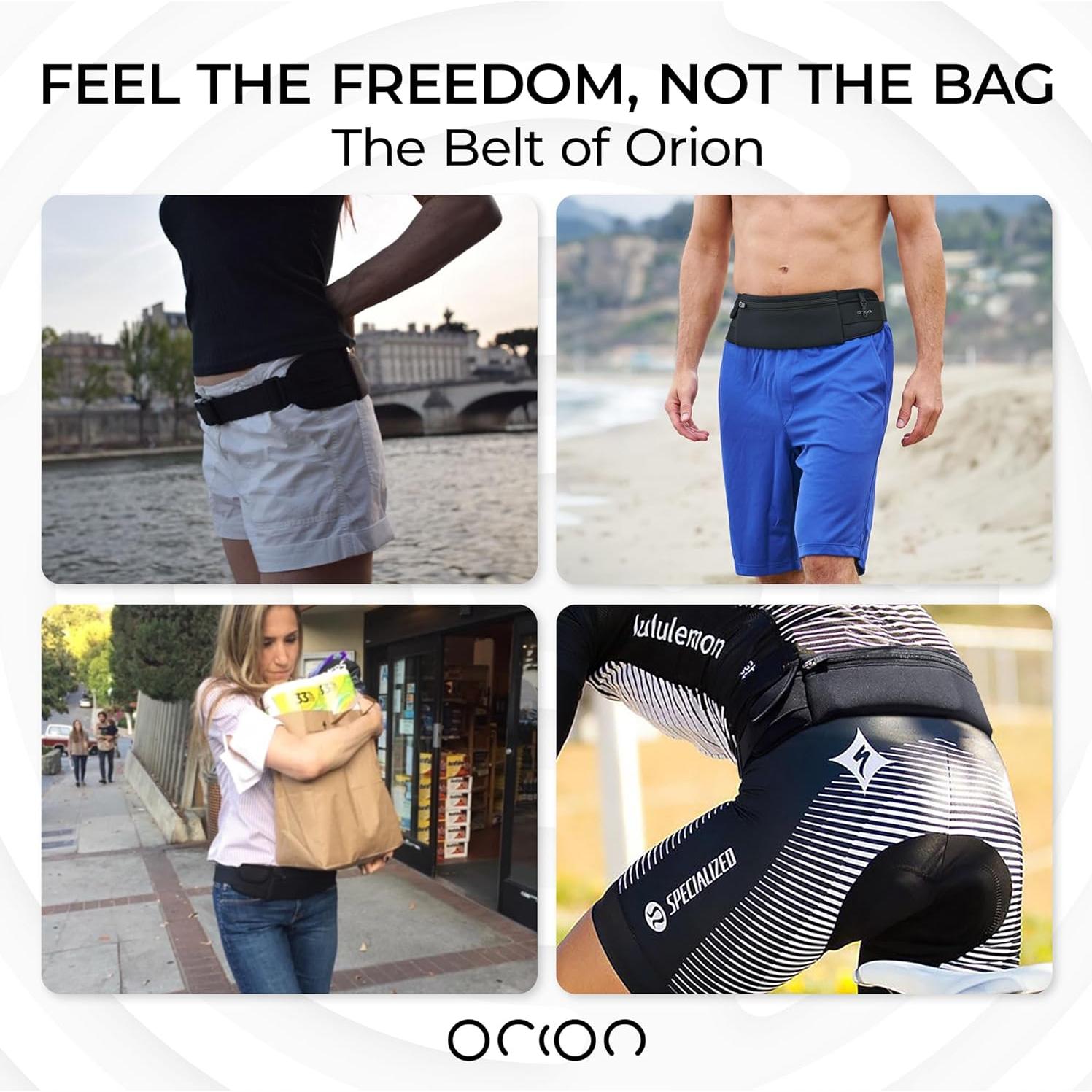 Cinturón de Viaje Orion 23x10cm con Riñonera y Bolsillos