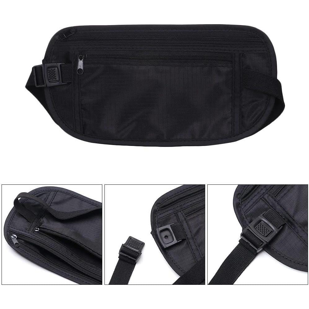 2 Cinturones de Dinero de Viaje RFID Andy's Orchids