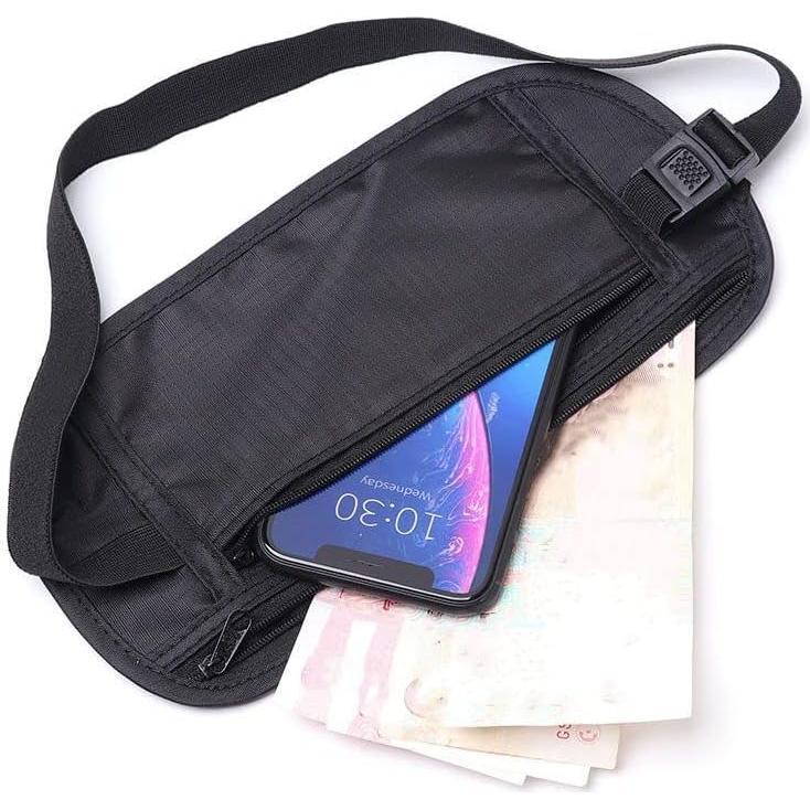 2 Cinturones de Dinero de Viaje RFID Andy's Orchids