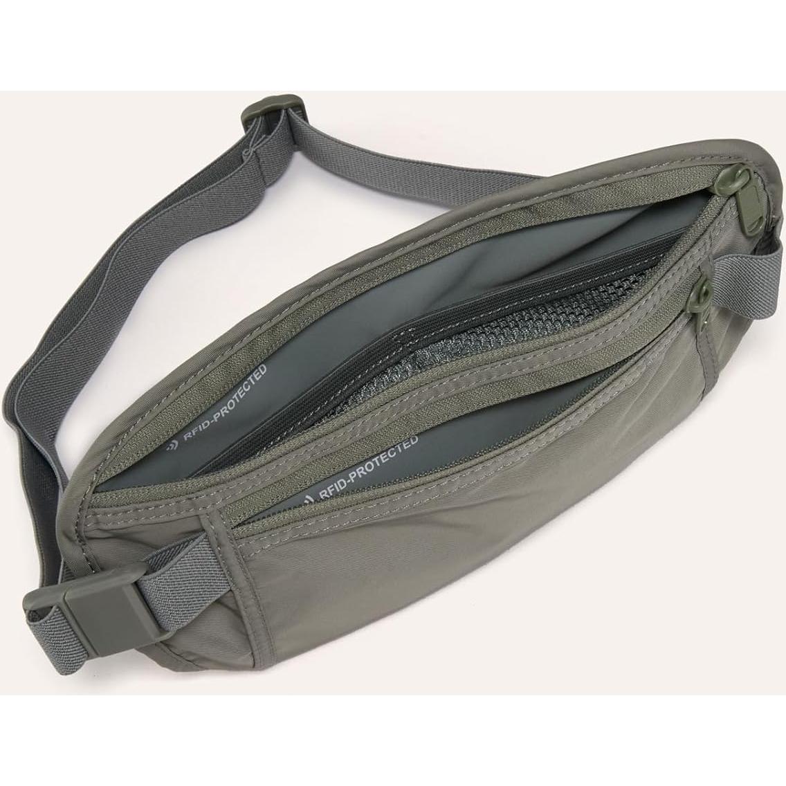 Cinturón Antirrobo Pander RFID Bolsa Oculta Unisex 27x15cm