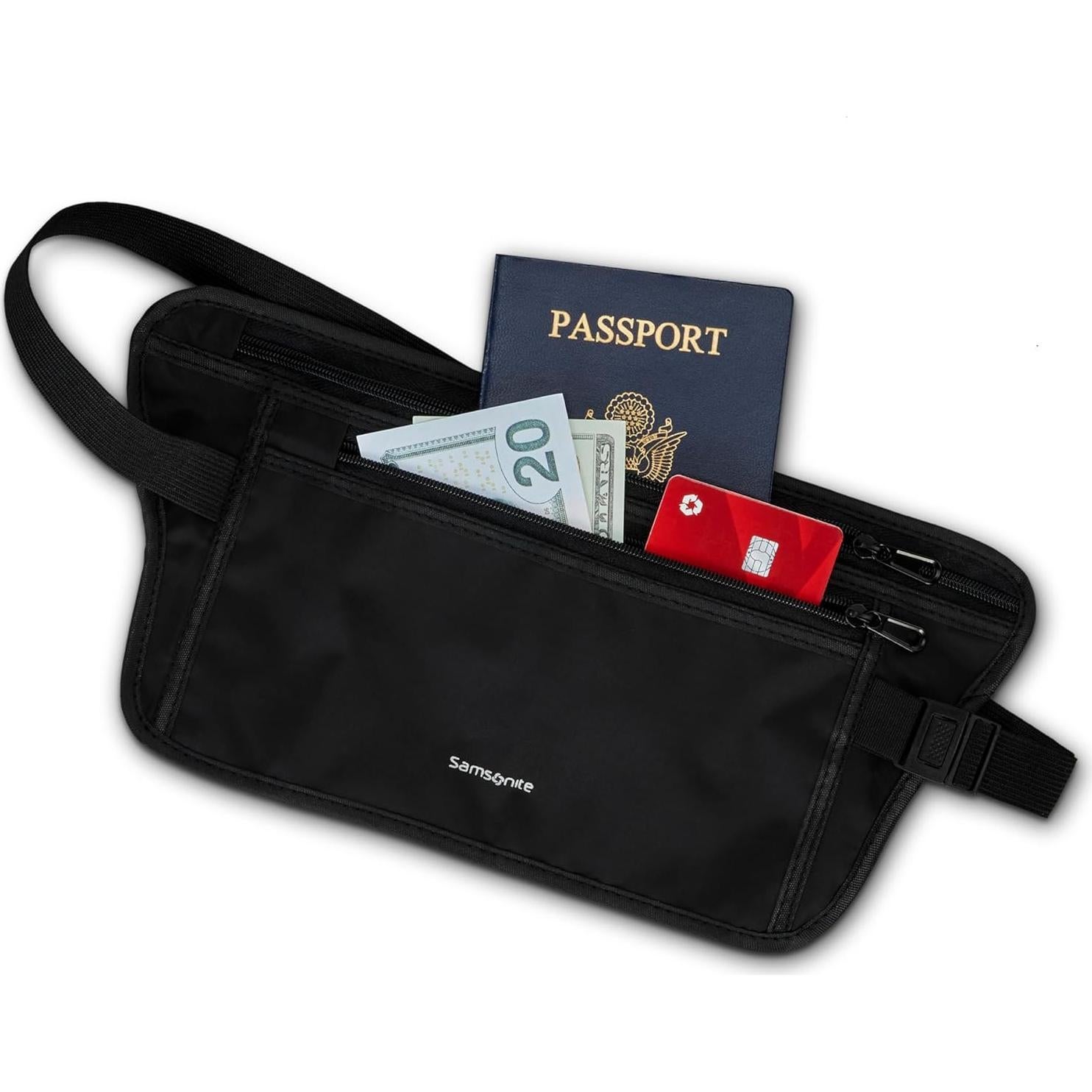 Cinturón RFID Samsonite - Nylon Ligero y Duradero