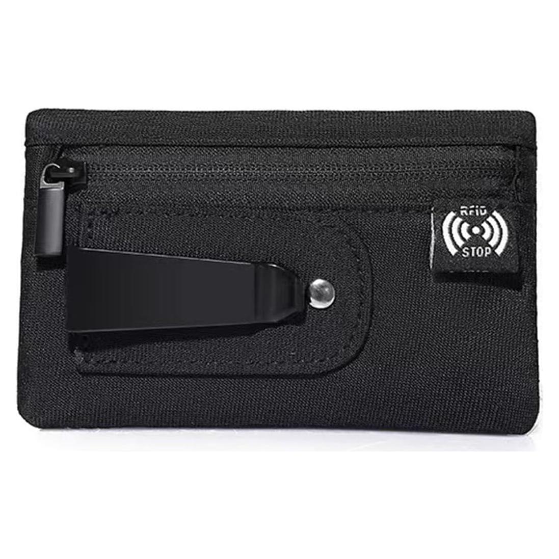 Cinturón de Dinero Oculto KYjiuliu con Clip RFID - Negro