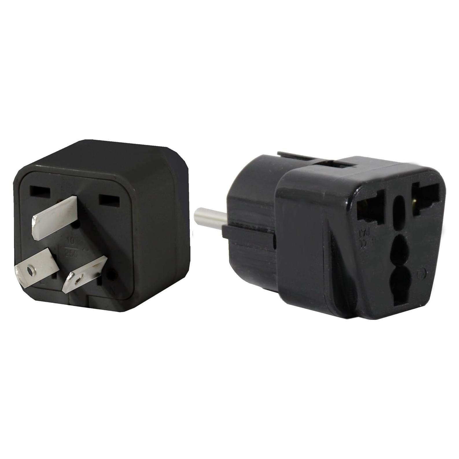 Adaptador de Viaje Universal Plug In Solutions Tipo E e I - 2 Piezas