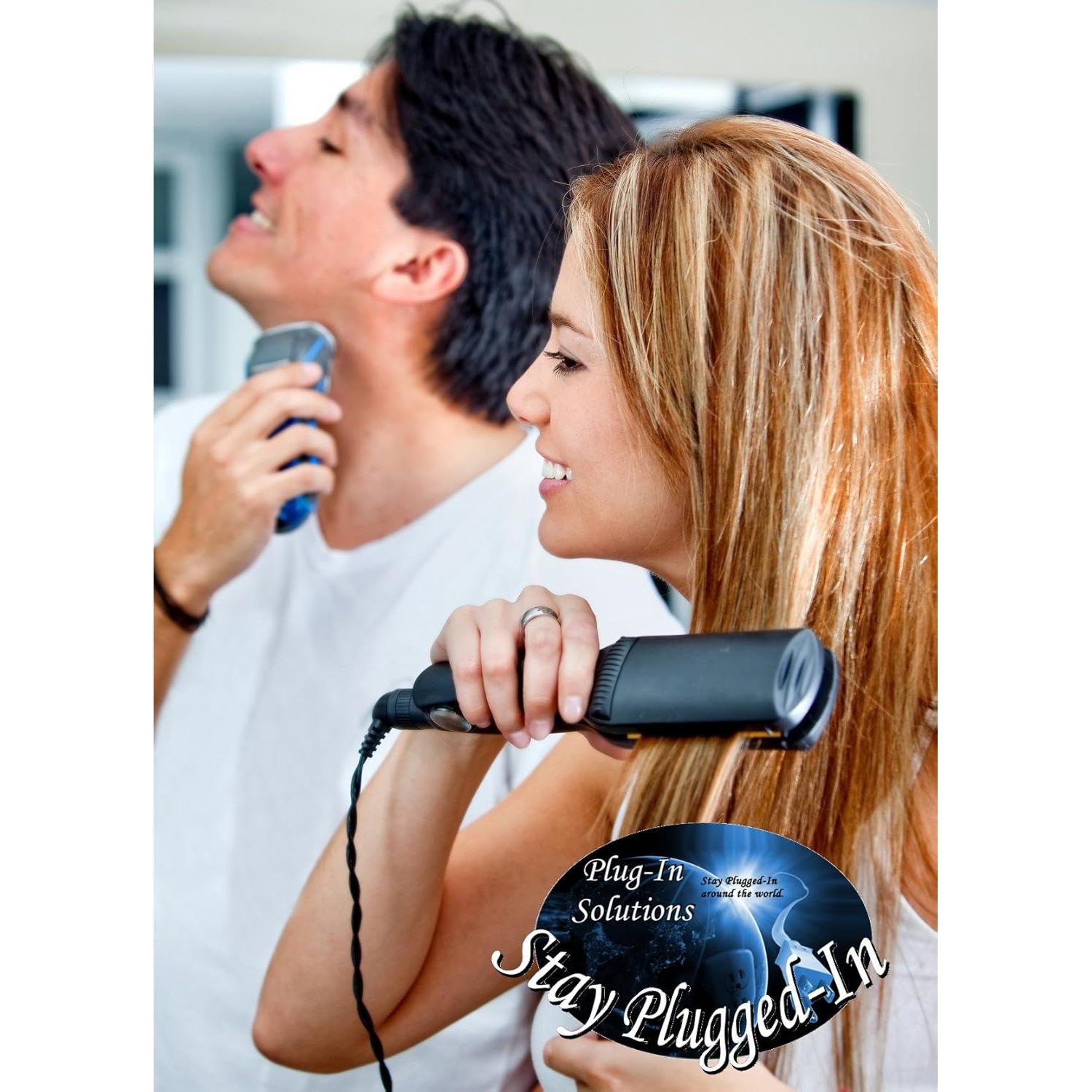 Adaptador de Viaje Universal Plug In Solutions Tipo E e I - 2 Piezas