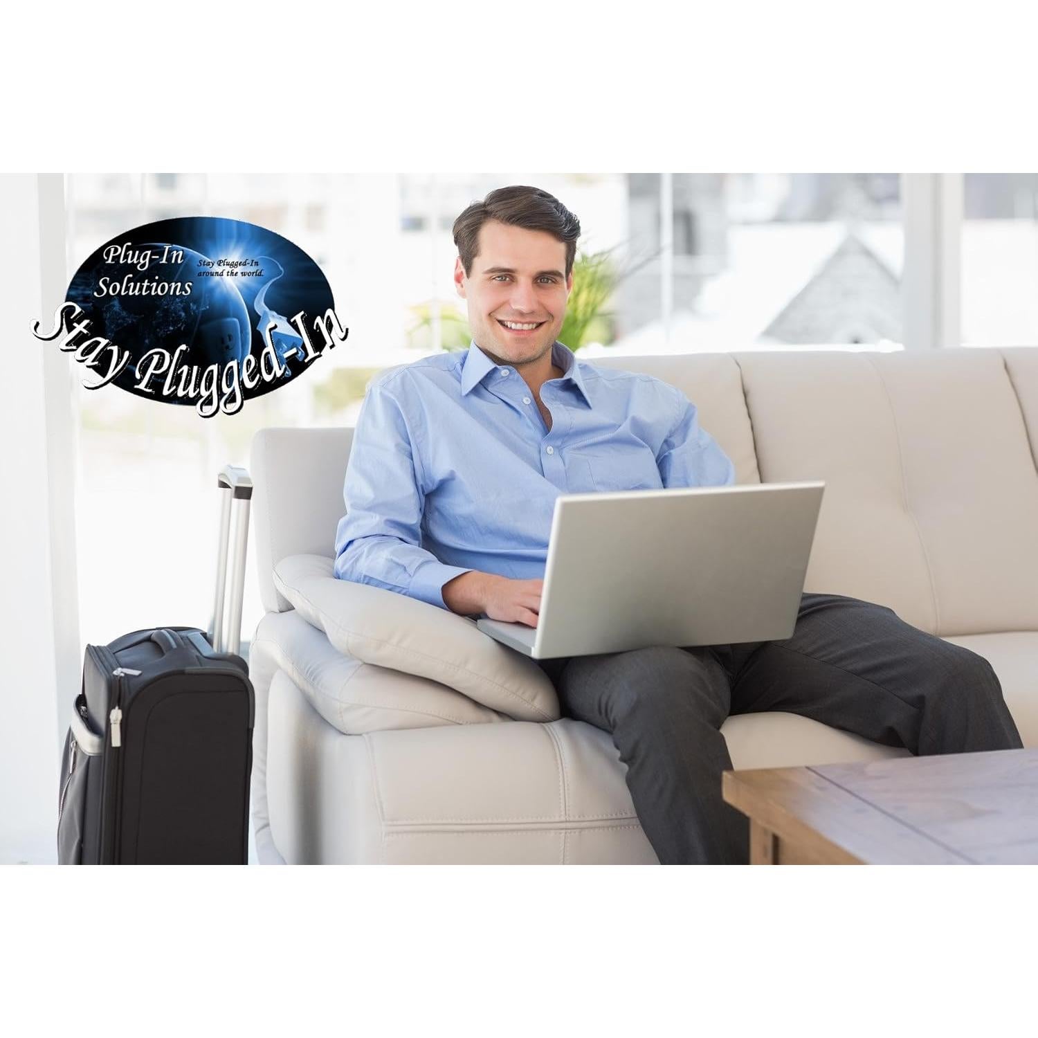 Adaptador de Viaje Universal Plug In Solutions Tipo E e I - 2 Piezas