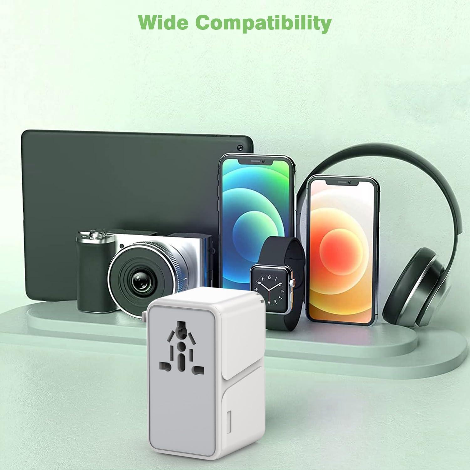 Adaptador de Viaje Universal 35W DONGGUAN 4 Puertos USB-C