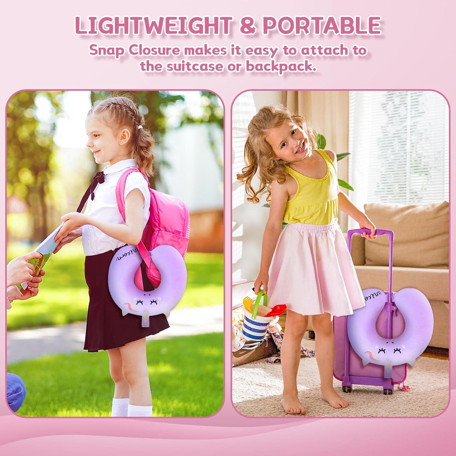 Almohada de Cuello de Espuma de Memoria OBloved Unicornio