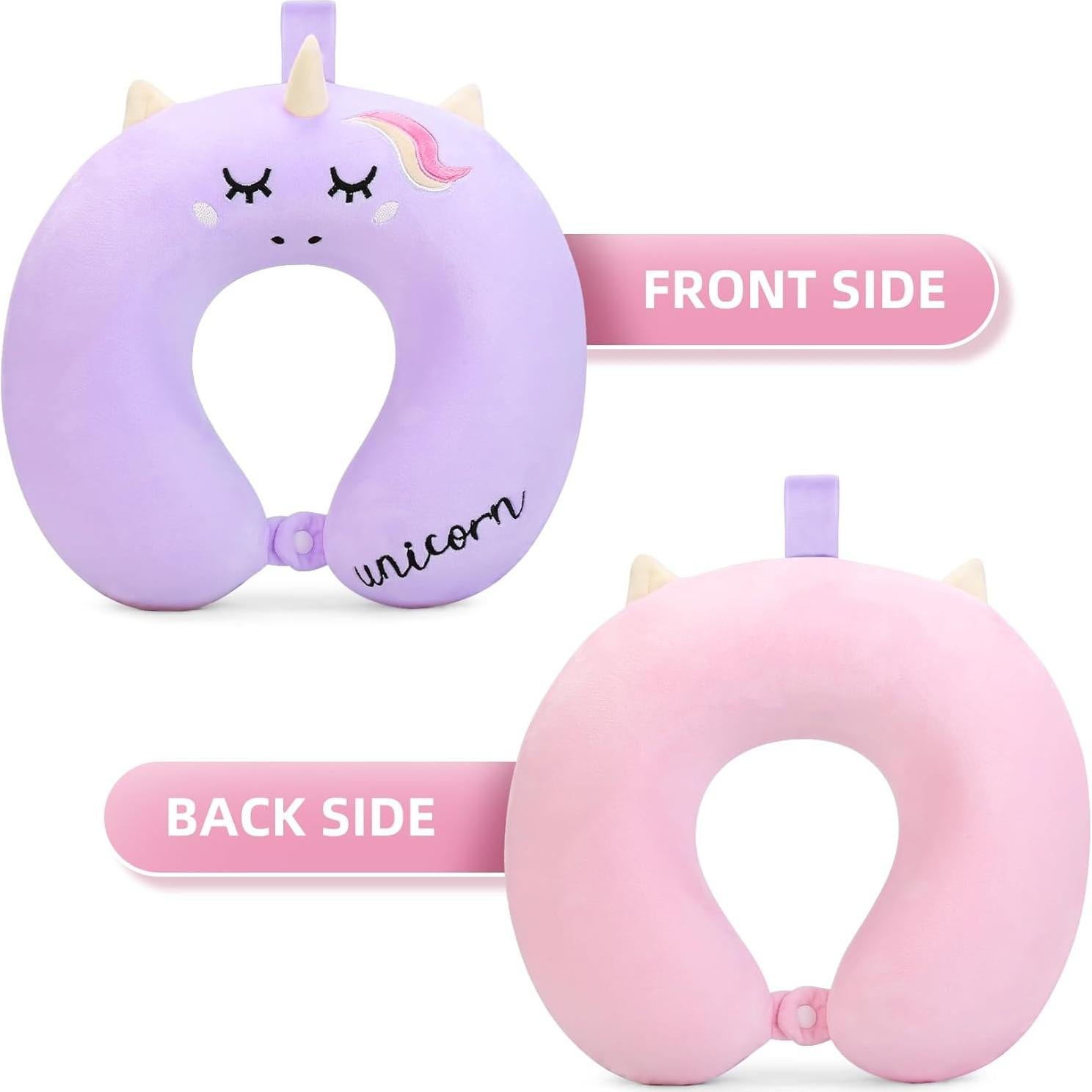 Almohada de Cuello de Espuma de Memoria OBloved Unicornio