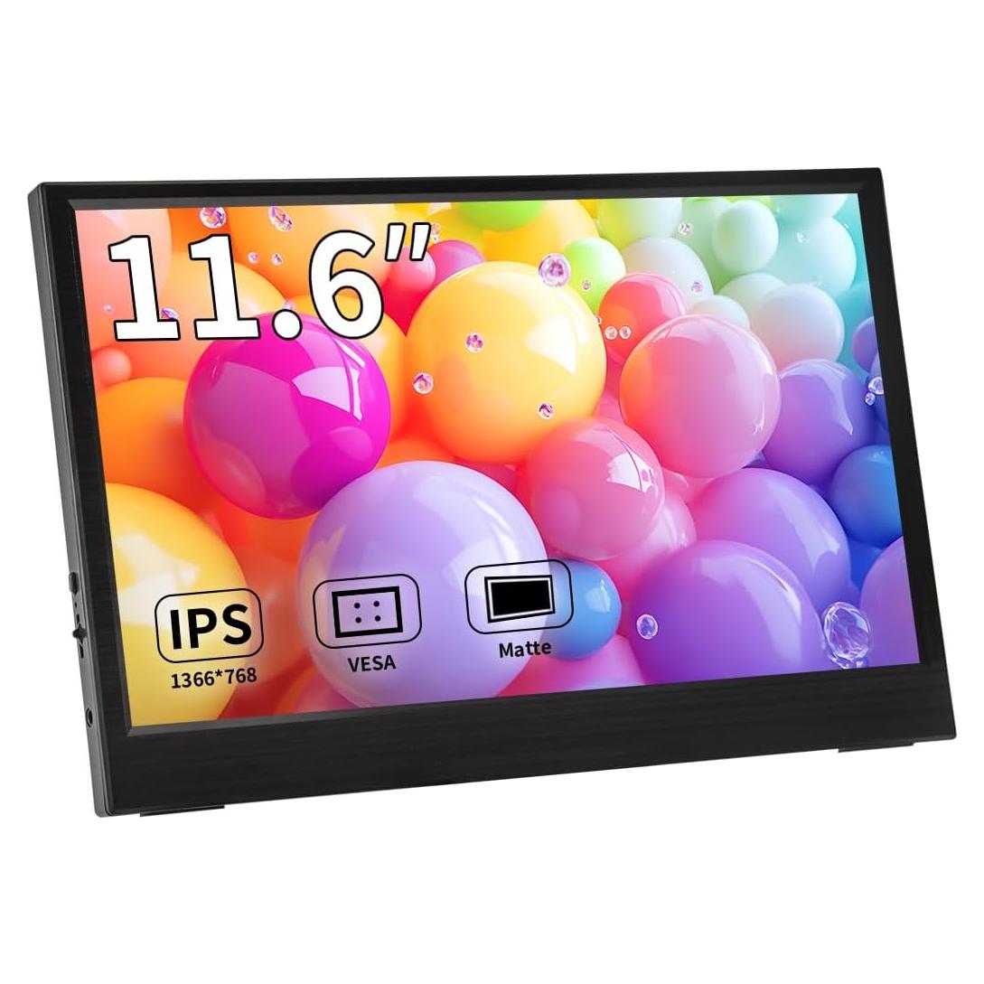 Monitor Portátil Magedok 11.6" HDMI 1366x768 IPS USB-C
