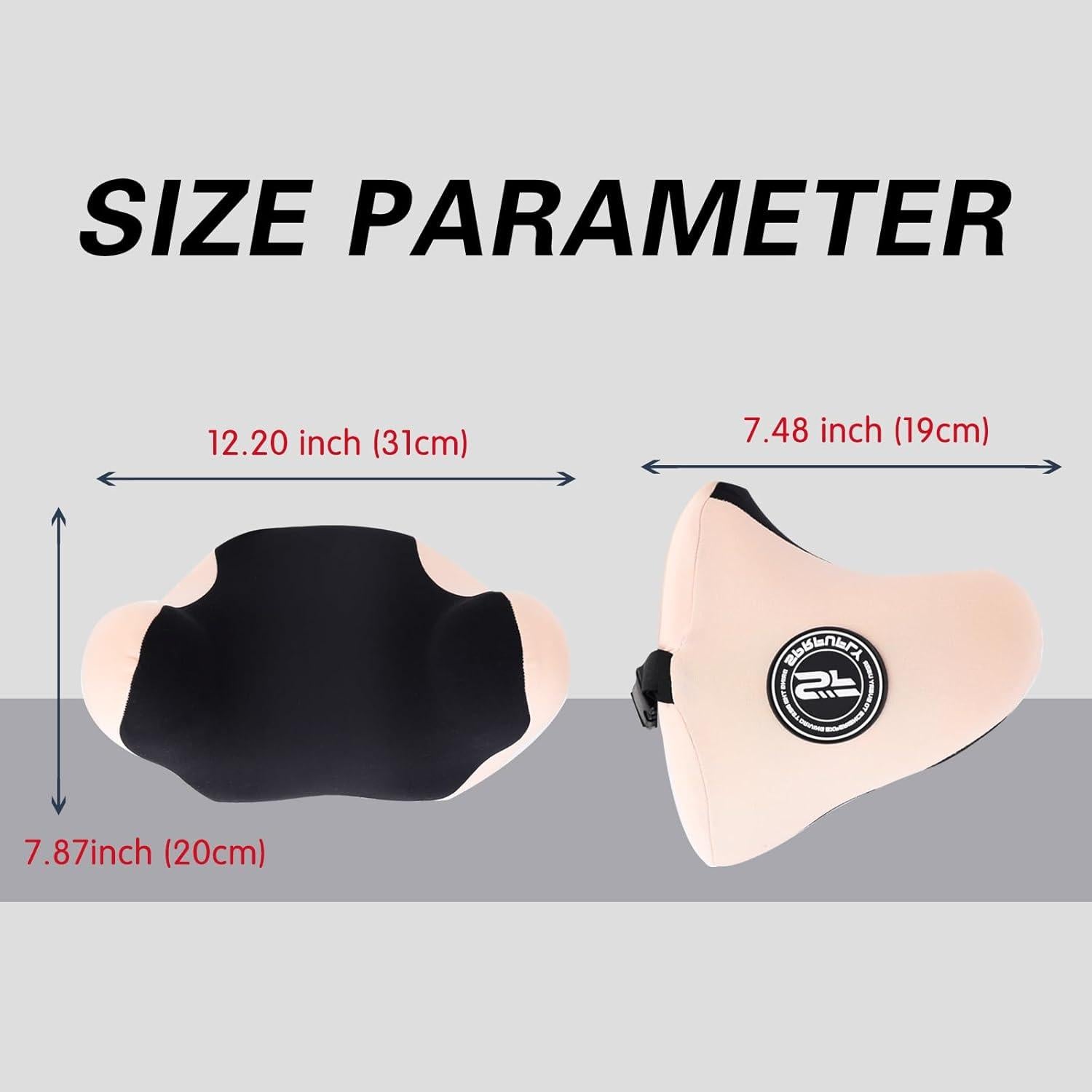 Almohada de Cuello Ergonomica SPRFUFLY U-TravelGray Beige