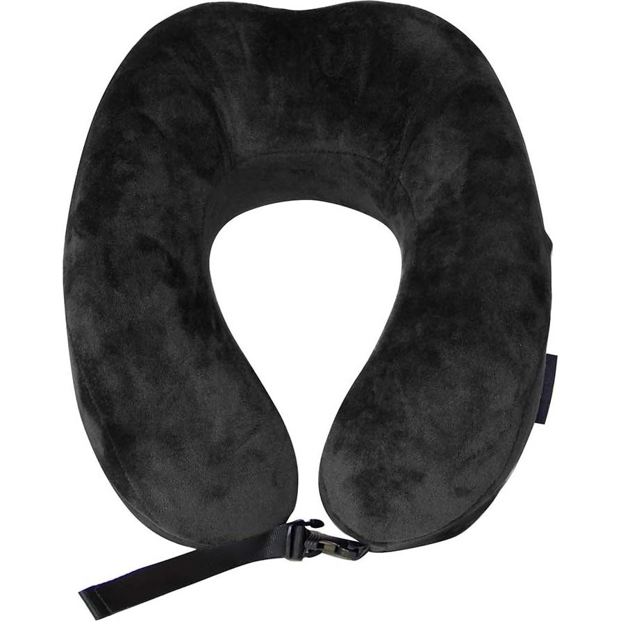 Almohada de Viaje Cloudz Escape Espuma Viscoelástica Negra