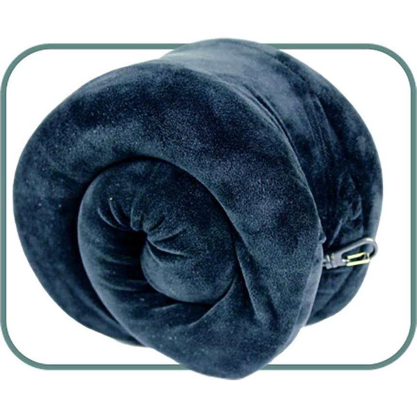 Almohada de Viaje Cloudz Escape Espuma Viscoelástica Negra
