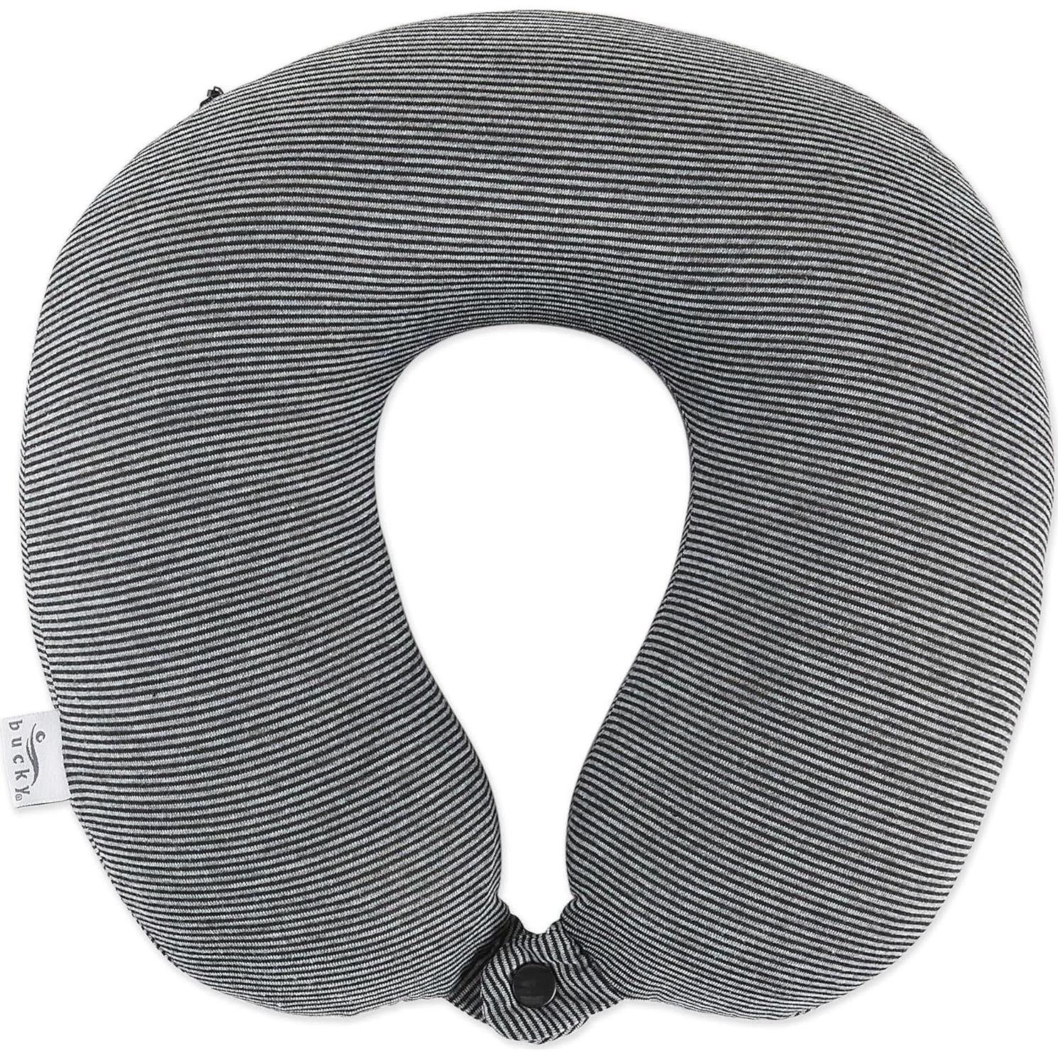 Almohada de Cuello Bucky Jersey Stripe Espuma con Memoria