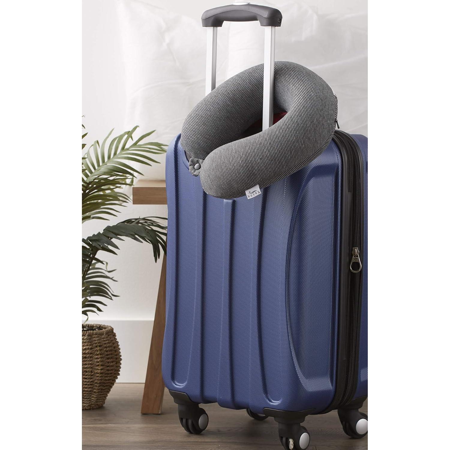 Almohada de Cuello Bucky Jersey Stripe Espuma con Memoria