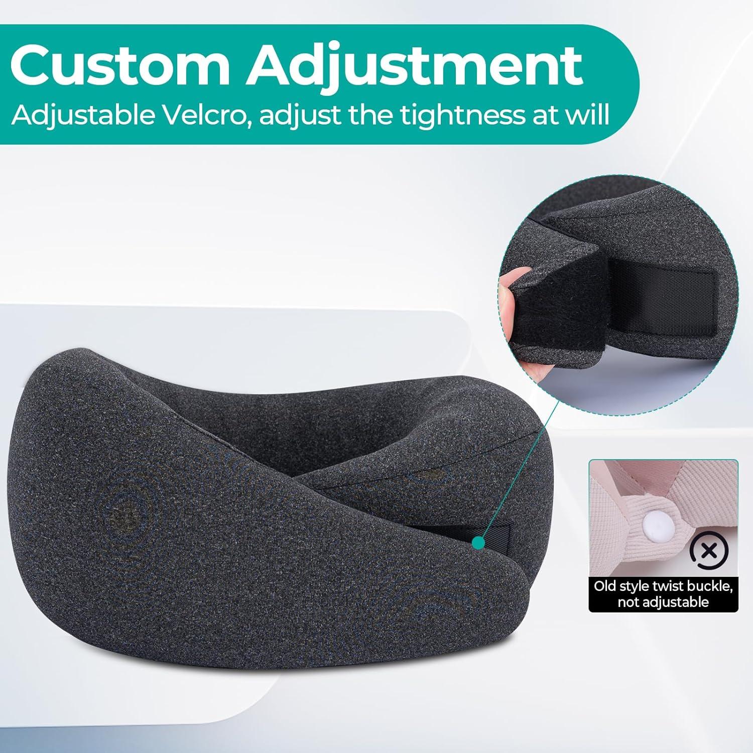 Almohada de Viaje DGL.ACAI en Forma de U con Soporte de Cuello