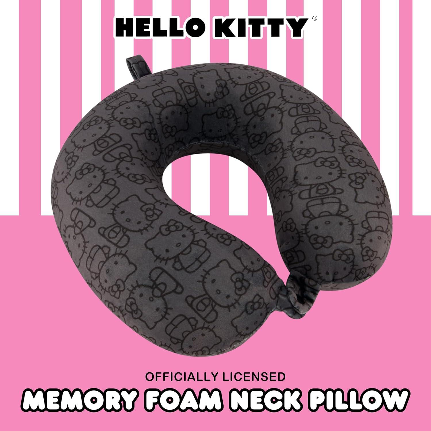 Almohada de Cuello Hello Kitty FUL - Espuma con Memoria, Negra