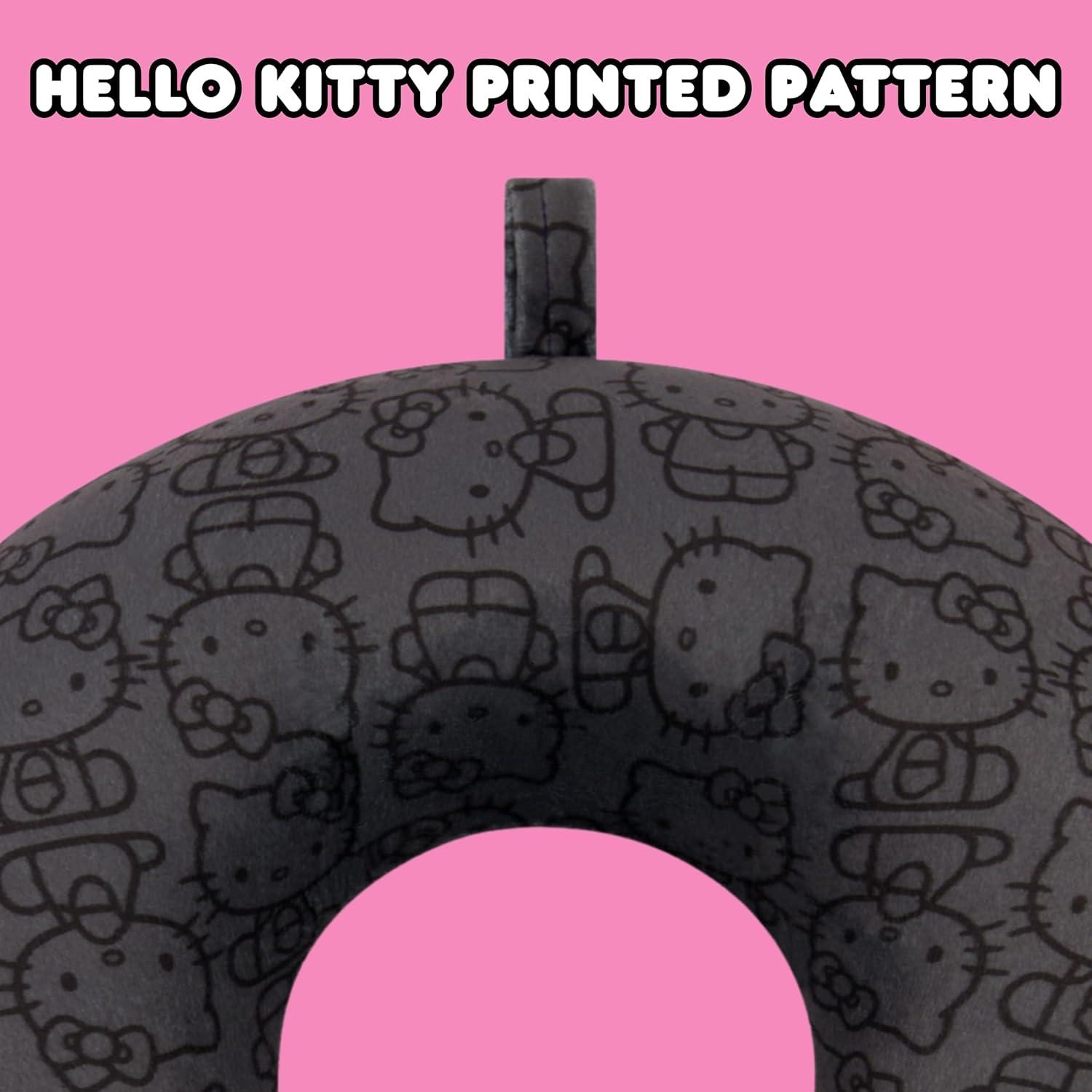 Almohada de Cuello Hello Kitty FUL - Espuma con Memoria, Negra