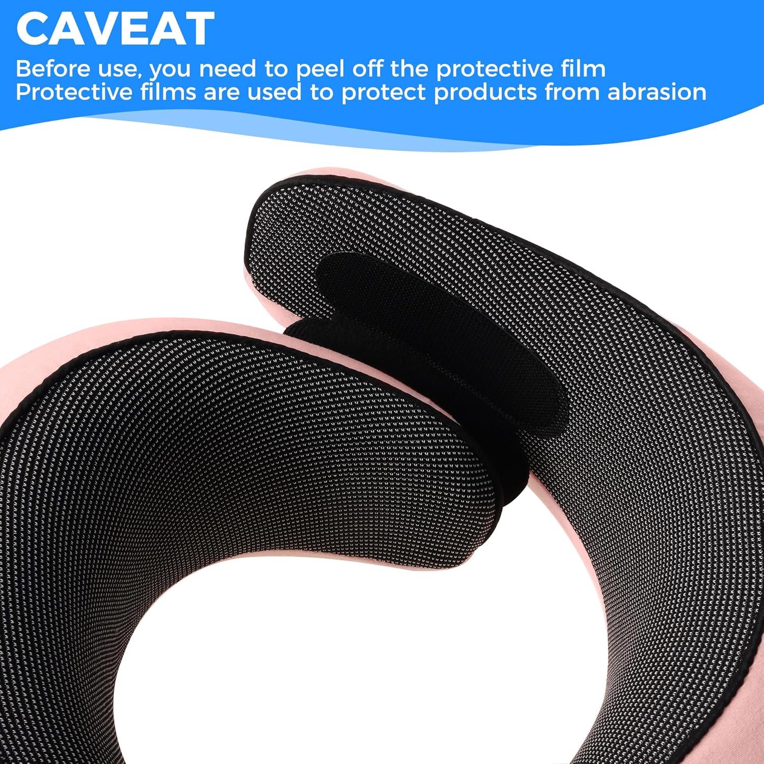 Almohada de Viaje Tri-tra Rosa con Espuma Memoria 15x12cm