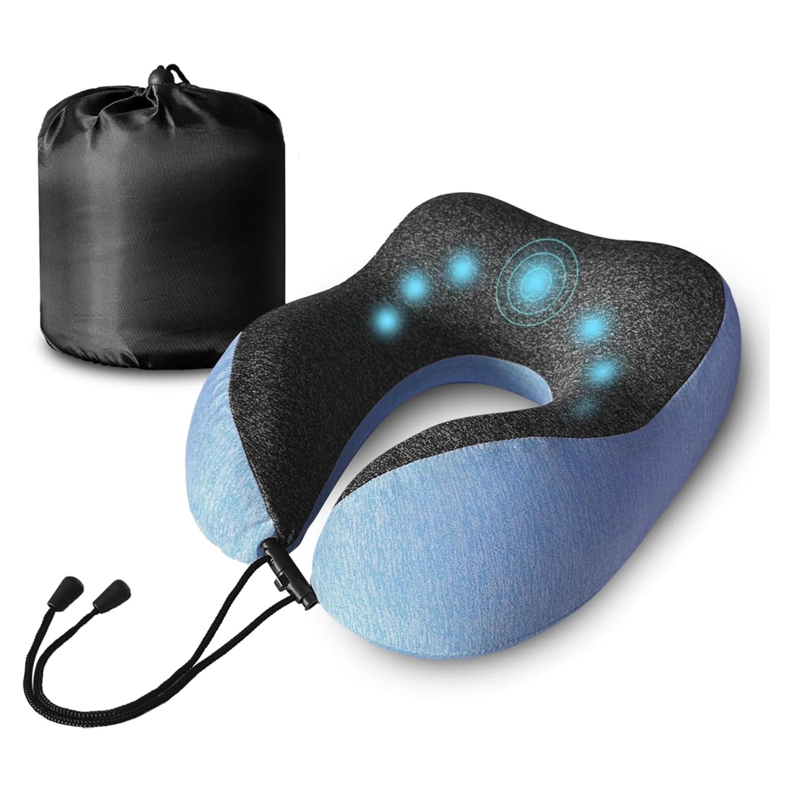 Almohada de Viaje Ergonómica ODT UK - Espuma Viscoelástica Alta