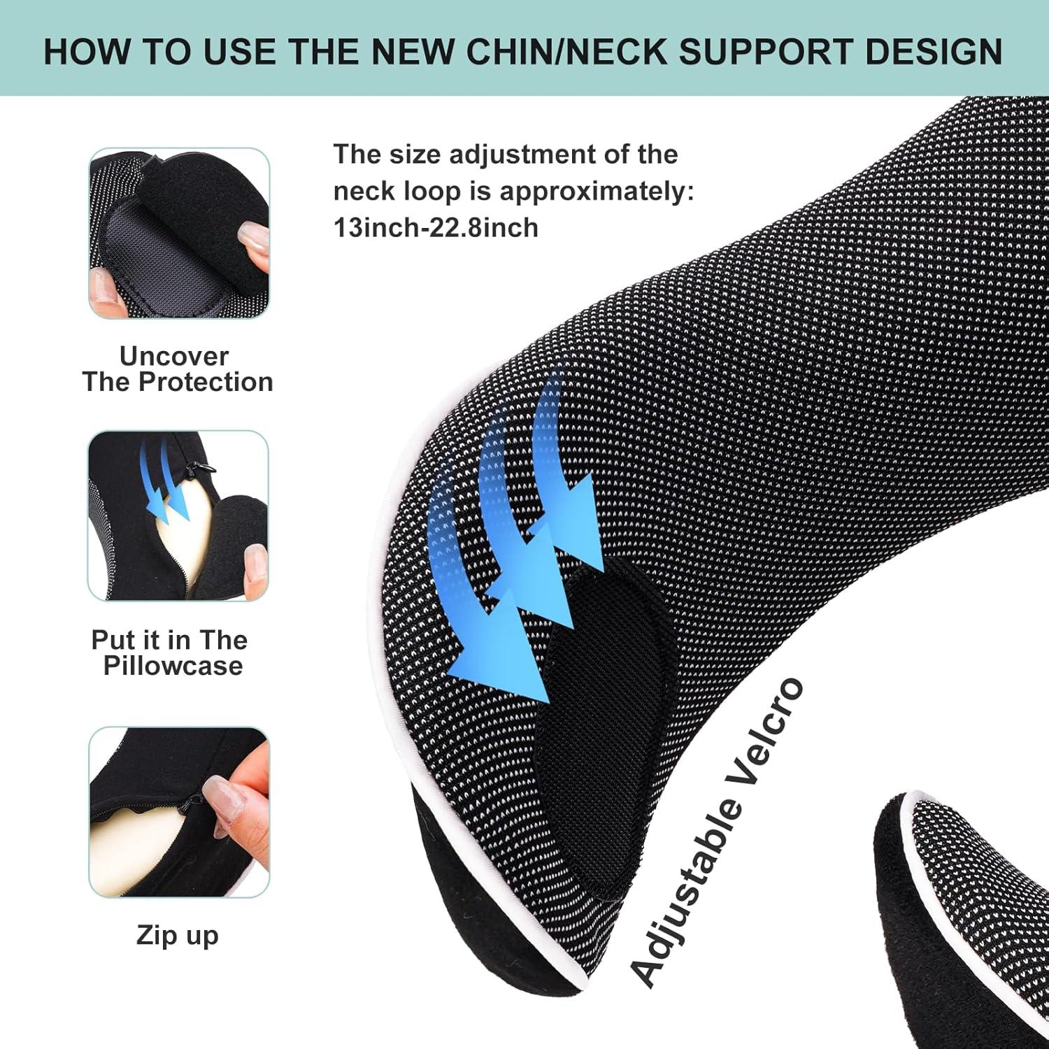 Almohada de Viaje Tri-tra YXJZ con Espuma Memoria y Accesorios