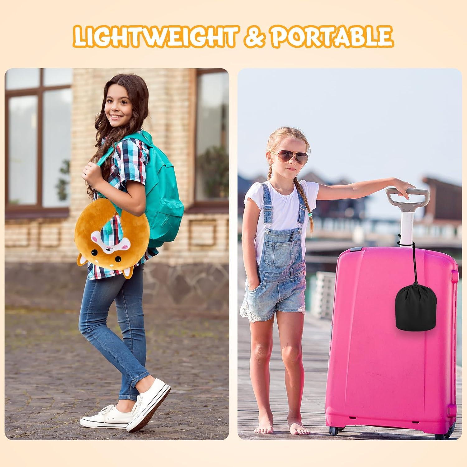 Almohada de Viaje Cirorld para Niños 9-12 Años Espuma Memoria