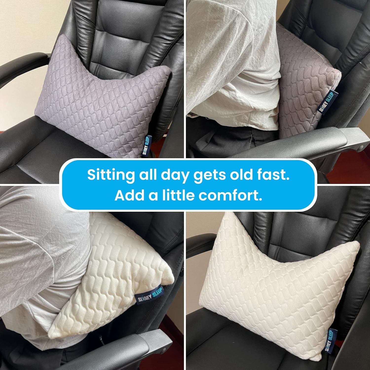 Almohada de Viaje Sidney Sleep Mini Curvada 35.5x48.3cm Ajustable