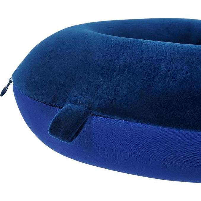 Almohada de Viaje Makimoo Espuma de Memoria Azul Ajustable