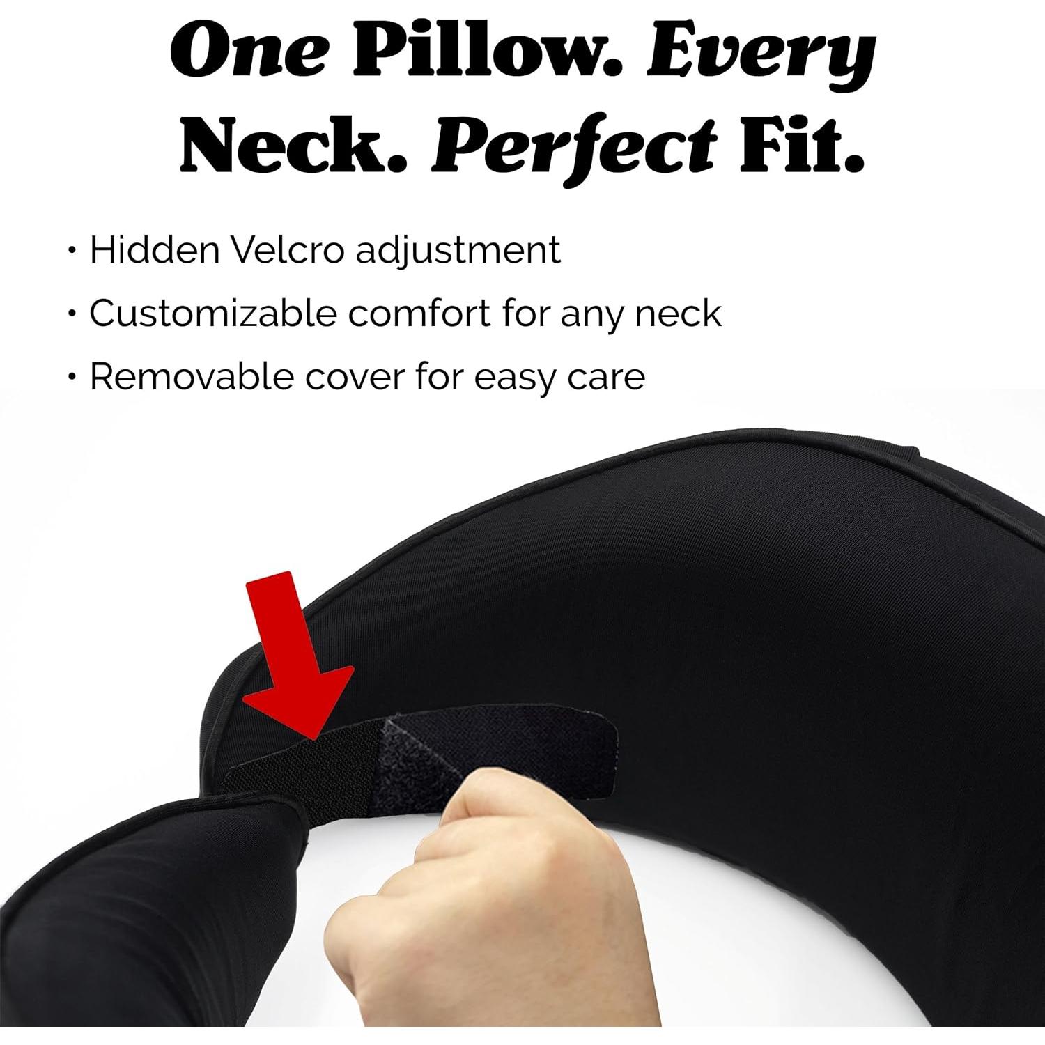 Almohada de Viaje ZENTOPIA Espuma Viscoelástica Ergonómica