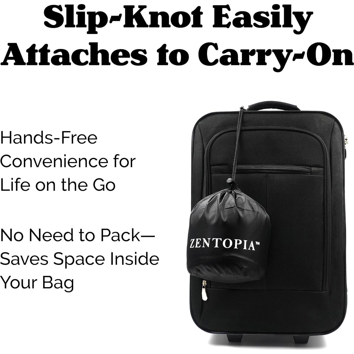 Almohada de Viaje ZENTOPIA Espuma Viscoelástica Ergonómica