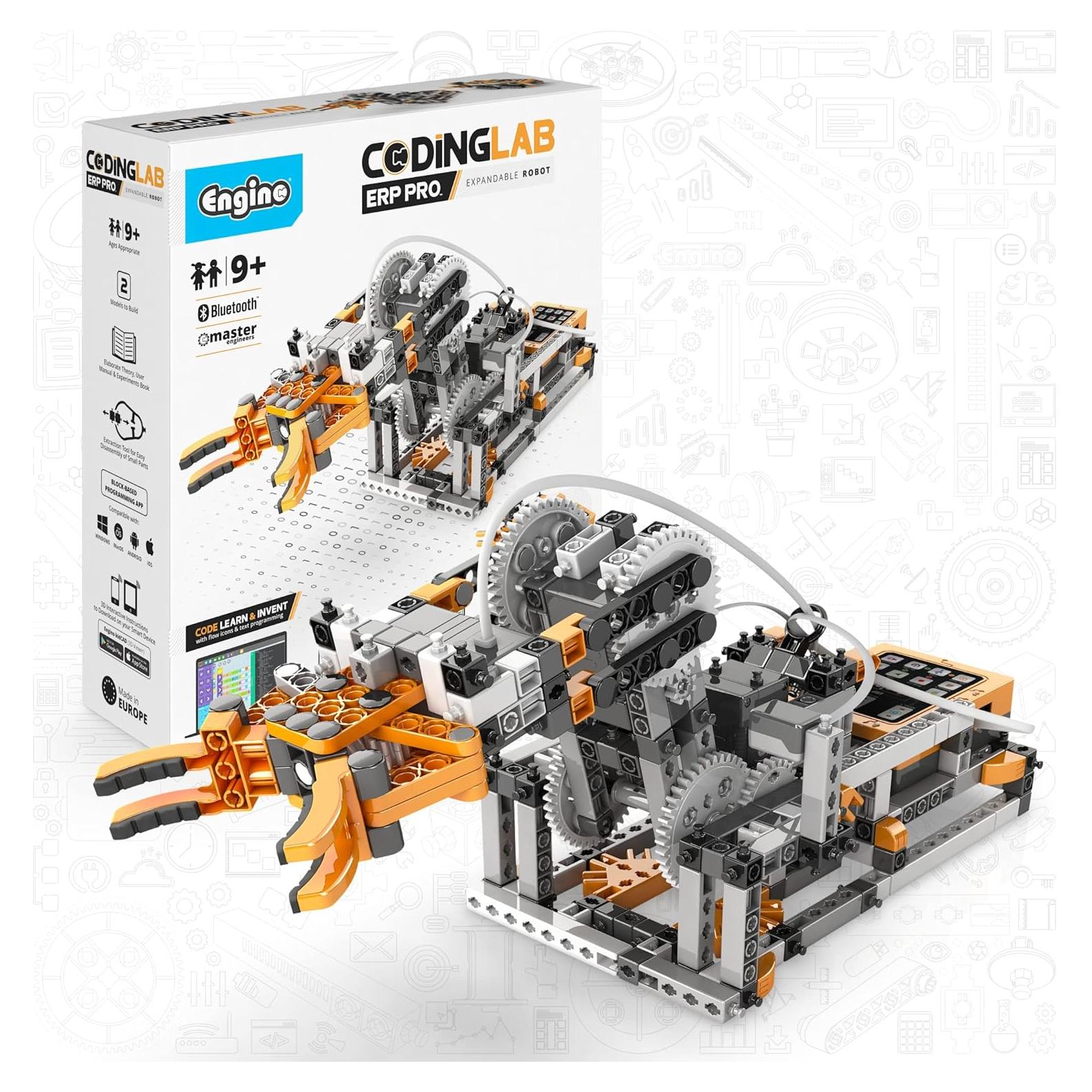 Kit de Robótica Programable Engino Coding Lab ERP Pro - 3 Motores y Sensores
